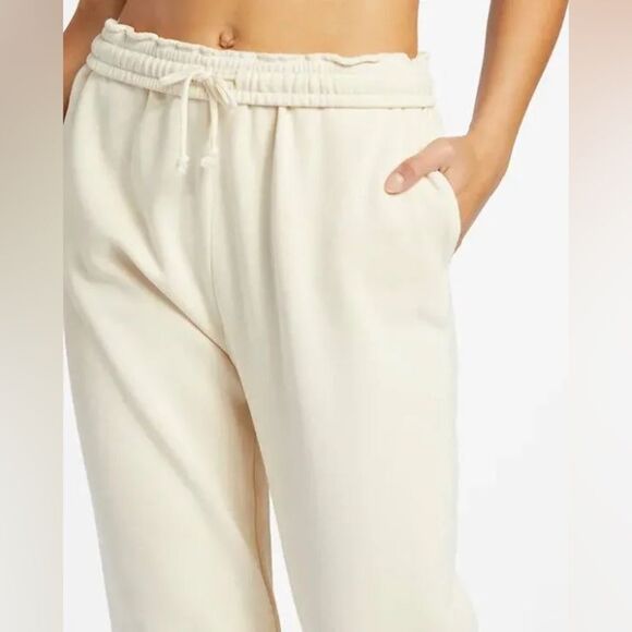 NWT Billabong Womens Pants Sunset Joggers color whitecap cream XL - Picture 5 of 10